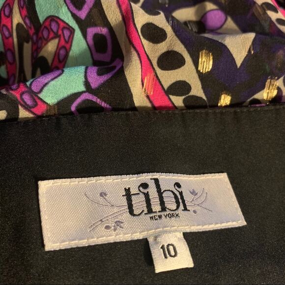 Tibi metallic paisley strapless dress - Picture 4 of 5